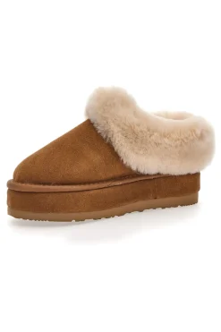 Sabot Con Pelo Suola Flatform WD90010-MON DIEU
