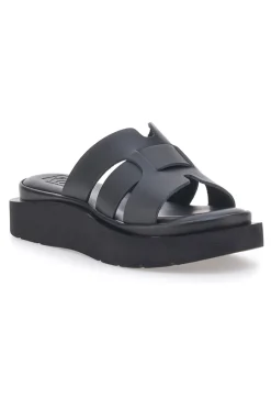 Sandali Aperti Neri in Vera Pelle con Platform 5983-PITTARELLO ROCK Clearance