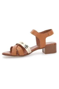 Sandali Arancio con Fascette Incrociate 243205-PITTARELLO LOOK Sale