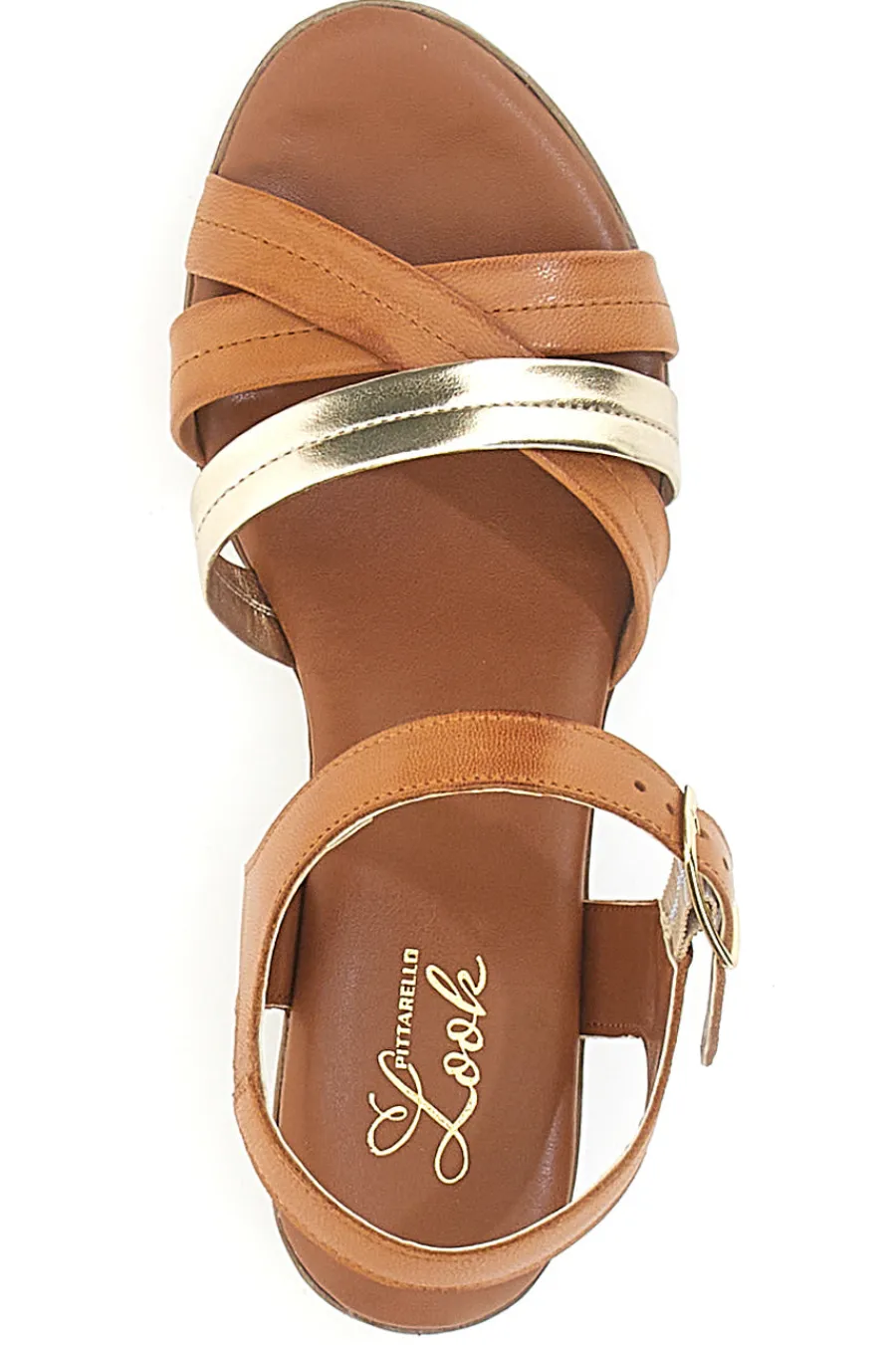 Sandali Arancio con Fascette Incrociate 243205-PITTARELLO LOOK Sale