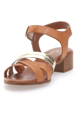 Sandali Arancio con Fascette Incrociate 243205-PITTARELLO LOOK Sale