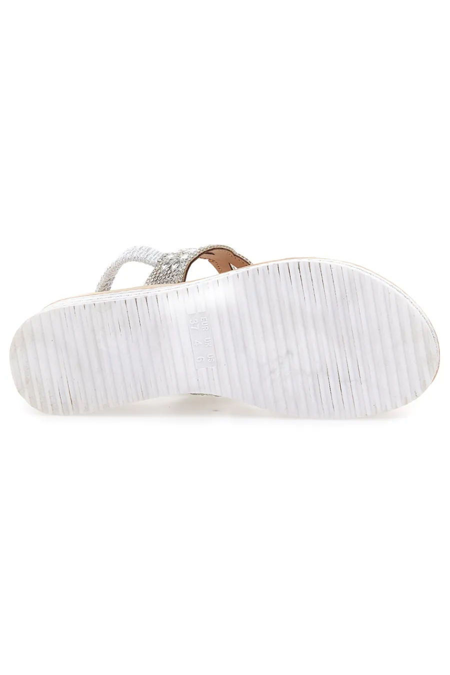 Sandali Argento Con Perline Quanna Mel 21030-QUANNA MELL Clearance