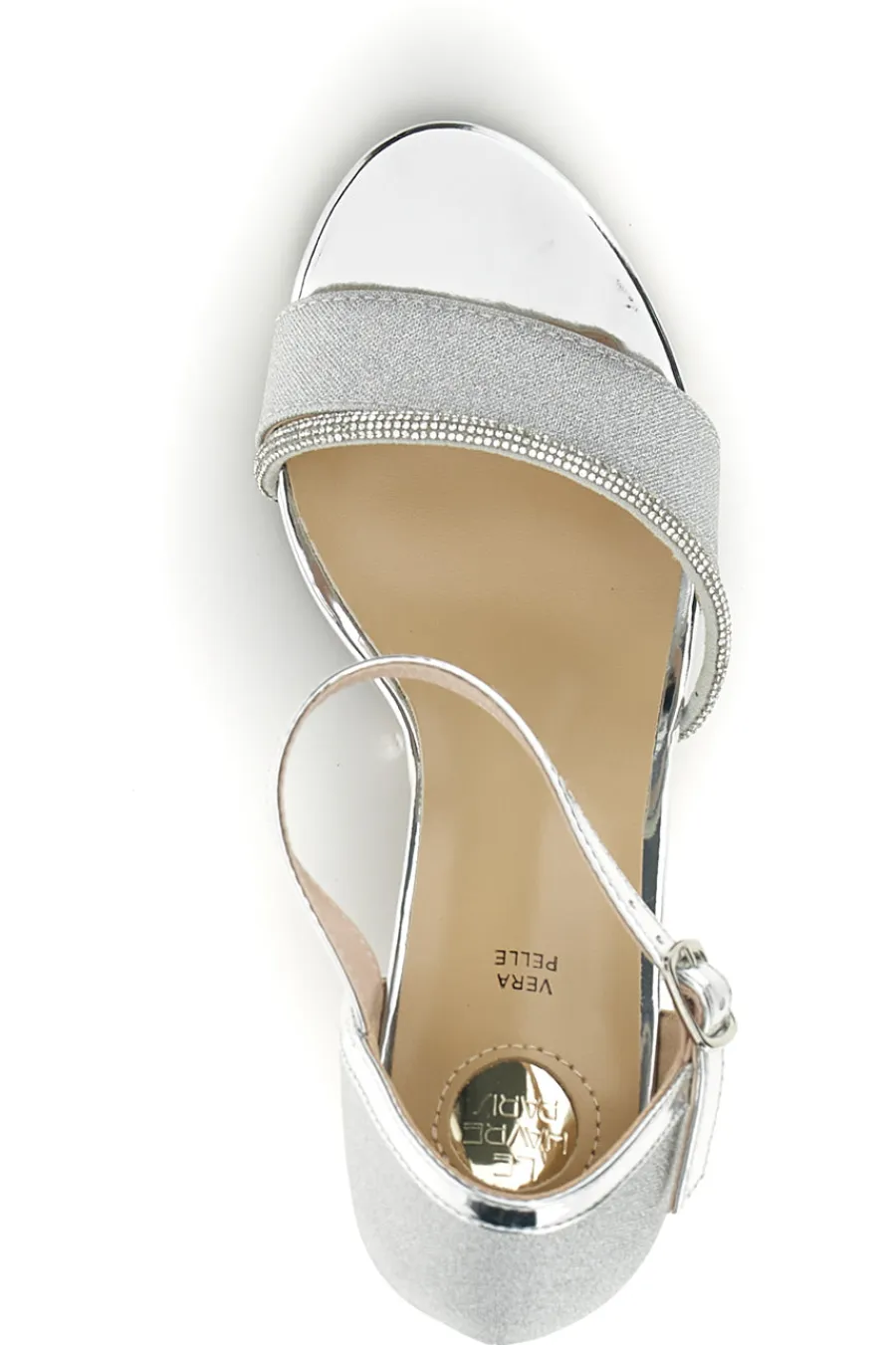 Sandali Argento con tacco alto e cinturino Ap25s9116-LE HAVRE PARIS Outlet