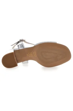 Sandali Argento con Tacco Medio 5214-PITTARELLO GLAM Sale
