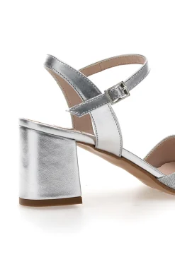 Sandali Argento con Tacco Medio 5214-PITTARELLO GLAM Sale
