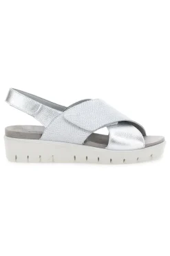 Sandali Argento In Pelle Made in Italy 7582403035501-IMAC Best