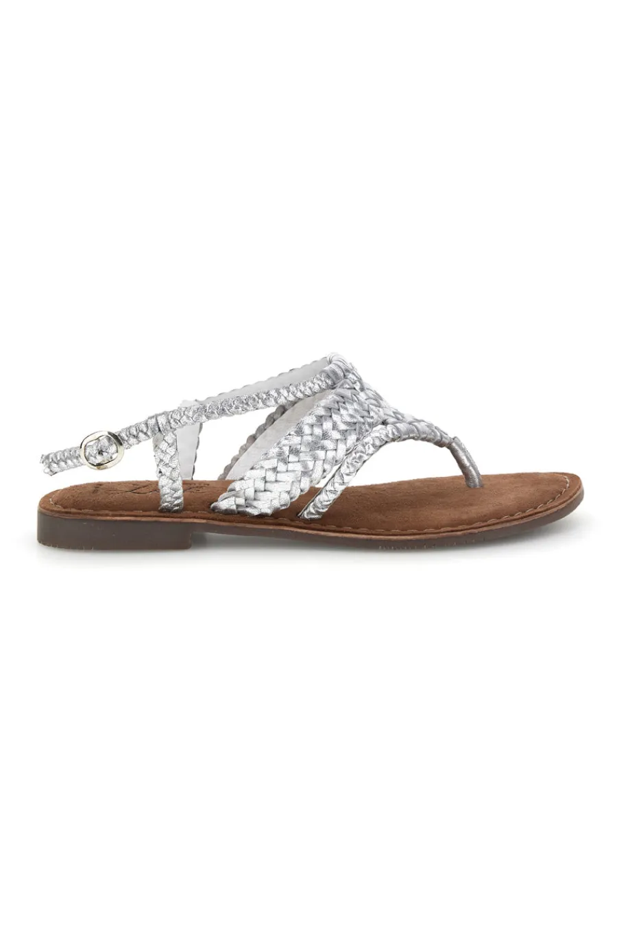 Sandali argento in vera pelle infradito intrecciati IF6300-PITTARELLO LOOK Clearance