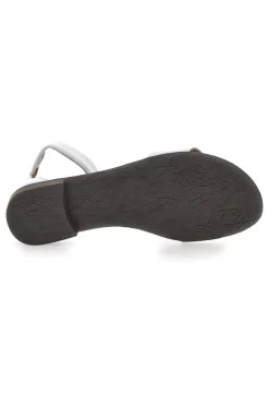 Sandali Bassi Bianchi con Cinturino alla Caviglia 225495-PITTARELLO LOOK Clearance