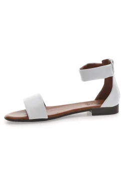 Sandali Bassi Bianchi con Cinturino alla Caviglia 225495-PITTARELLO LOOK Clearance