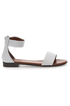 Sandali Bassi Bianchi con Cinturino alla Caviglia 225495-PITTARELLO LOOK Clearance