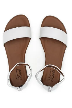 Sandali Bassi Bianchi con Cinturino alla Caviglia 225495-PITTARELLO LOOK Clearance