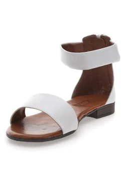 Sandali Bassi Bianchi con Cinturino alla Caviglia 225495-PITTARELLO LOOK Clearance