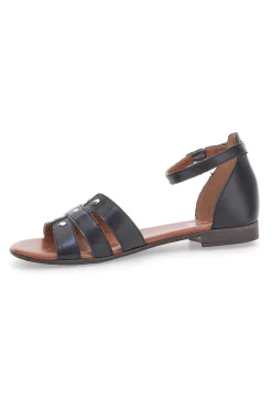 Sandali Bassi Neri con Borchiette 225485-PITTARELLO LOOK Best