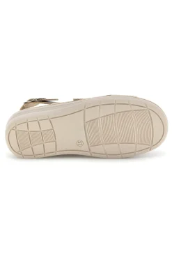 Sandali beige con cinturini regolabili e soletta estraibile 0183-PRIMA RIGA Discount