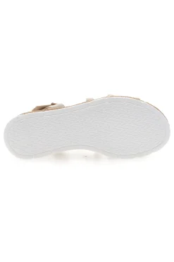 Sandali Beige Con Cinturino e Platform 51301-MARIELLA BURANI Online