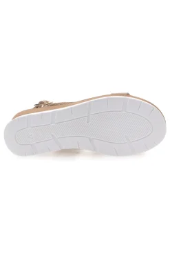 SANDALI BEIGE CON CINTURINO 6 11075116-PLOCADI
