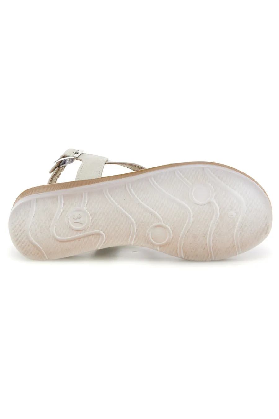 Sandali beige con dettaglio traforato 49 BV-INBLU