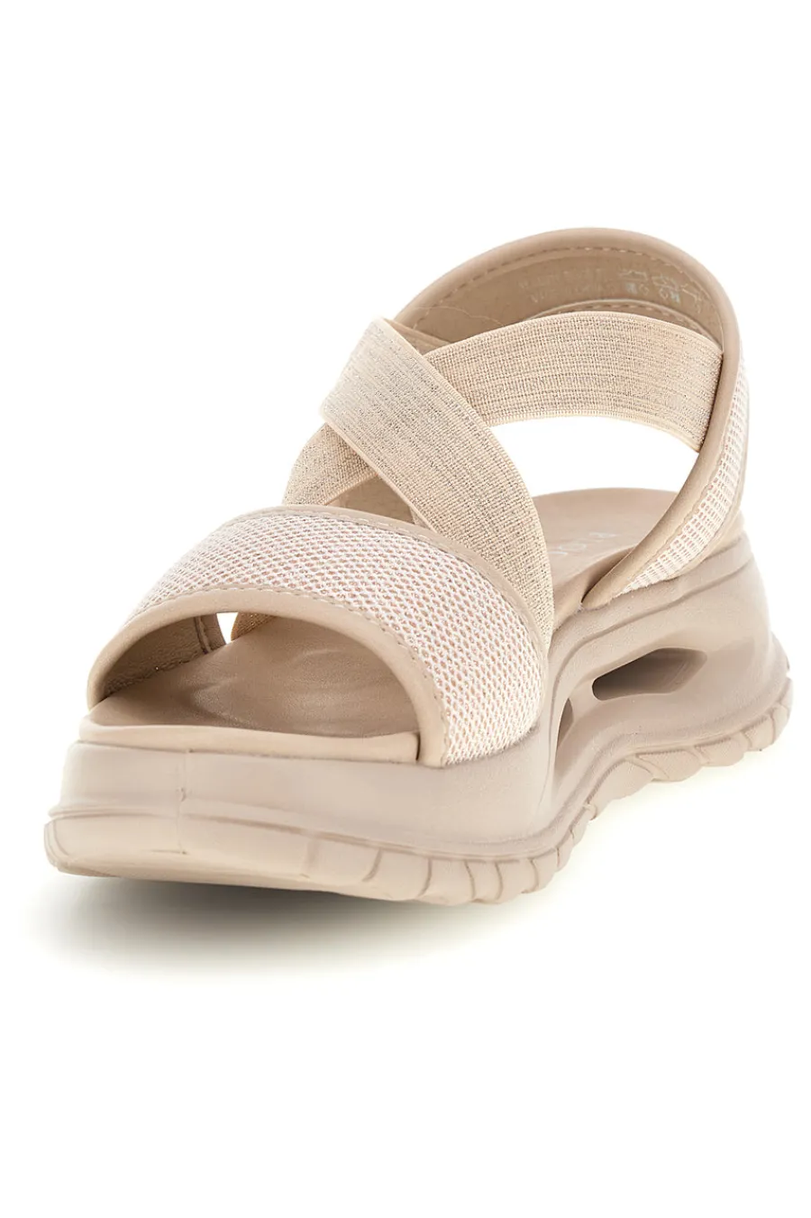 Sandali con fasce elastiche platform comfort 353e001-PLOCADI Outlet
