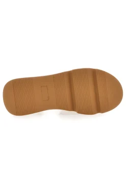 Sandali Beige Con Fasce Elastiche e Platform K11010-MARIELLA BURANI Online