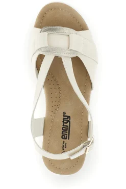 Sandali beige con fasce incrociate e memory soft E490-ENERGY Hot