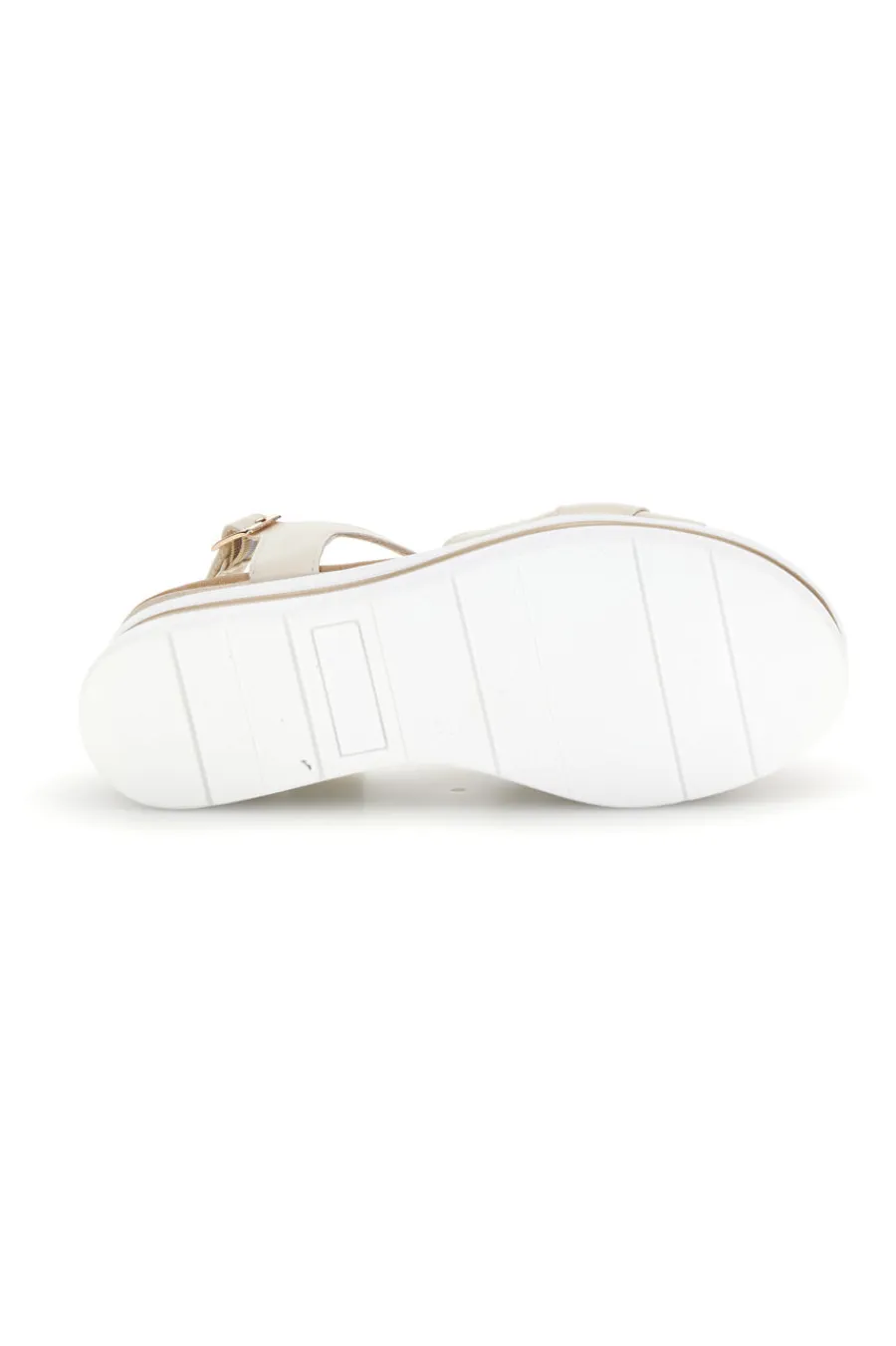Sandali beige con fasce incrociate e memory soft E490-ENERGY Hot