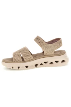 Sandali beige con fasce in mesh suola comfort G80634-PLOCADI Best