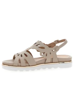 Sandali Beige con Intagli Decorativi Marcella Burani K11040-MARIELLA BURANI Discount