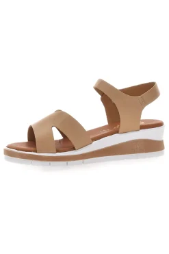 Sandali beige con plantare anatomico e cinturino 403-BIO UP Clearance