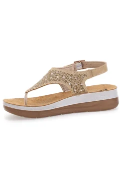 Sandali beige con plantare soft 22FT-INBLU Online