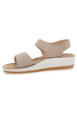 Sandali beige con sottopiede in pelle 42K23HC-FLY FLOT New