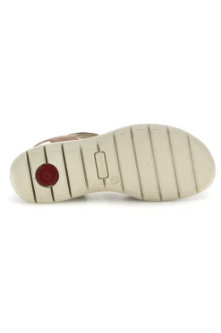 Sandali beige con sottopiede in vera pelle super comfort e sistema anti-shock 1079705419213-IMAC Hot