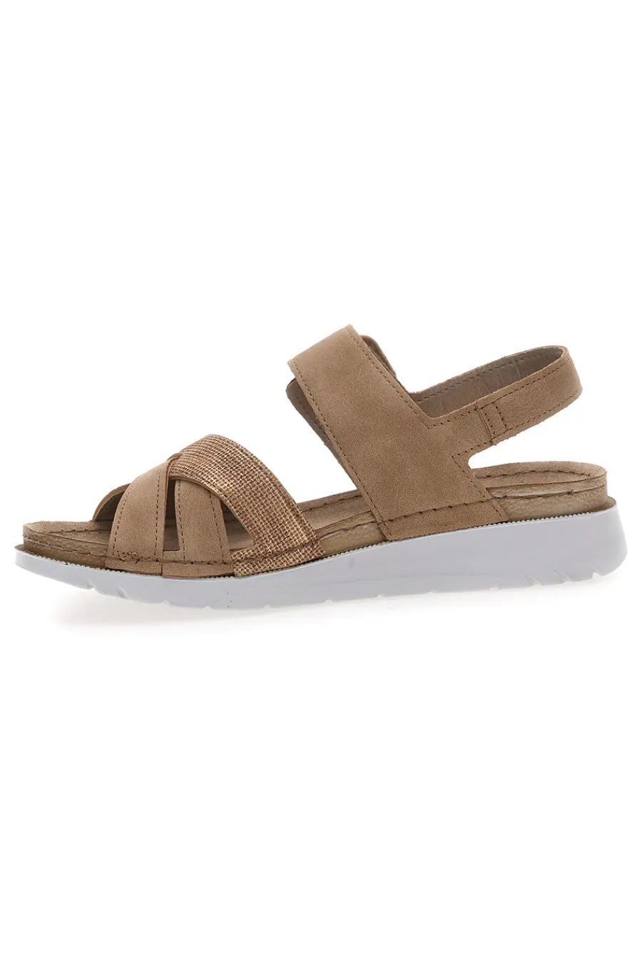 Sandali beige con sottopiede comfort In Blu 47CN-INBLU Best