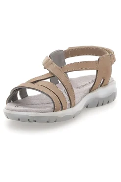 Sandali Con Sottopiede in Vera Pelle 65-FLY DINAMIC New