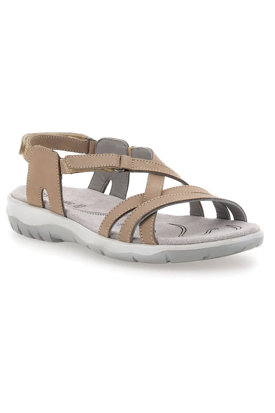 Sandali Con Sottopiede in Vera Pelle 65-FLY DINAMIC New