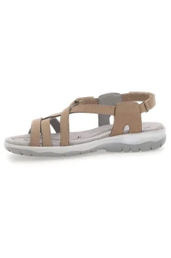 Sandali Con Sottopiede in Vera Pelle 65-FLY DINAMIC New