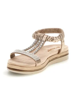 Sandali beige con strass 56 SA-INBLU Best
