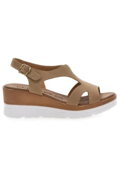 Sandali con Zeppa Bianca e CInturino 11074113-PLOCADI Clearance