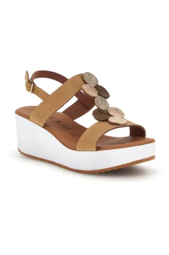 Sandali con zeppa e forme geometriche 363033-PLOCADI Online