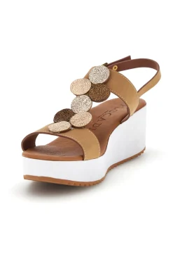 Sandali con zeppa e forme geometriche 363033-PLOCADI Online