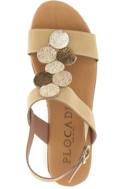 Sandali con zeppa e forme geometriche 363033-PLOCADI Online