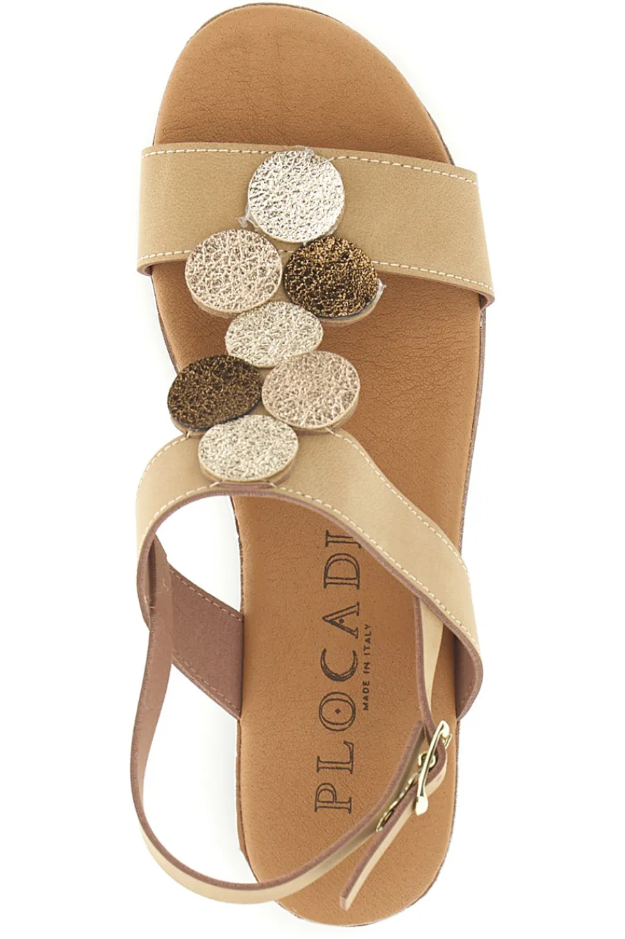 Sandali con zeppa e forme geometriche 363033-PLOCADI Online