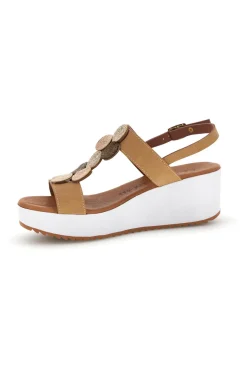 Sandali con zeppa e forme geometriche 363033-PLOCADI Online
