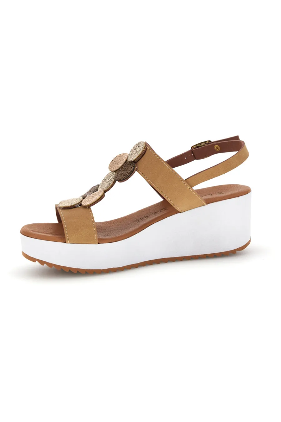 Sandali con zeppa e forme geometriche 363033-PLOCADI Online