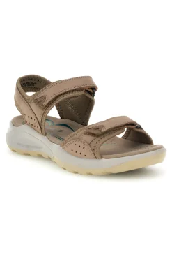 Sandali beige in vera pelle con plantare anatomico 6 FD41-FLY DINAMIC Online