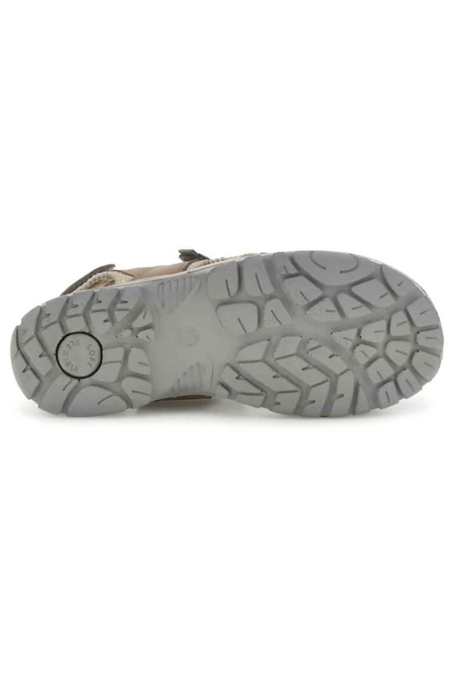 Sandali beige in vera pelle con strappi in velcro FD54-FLY DINAMIC Discount