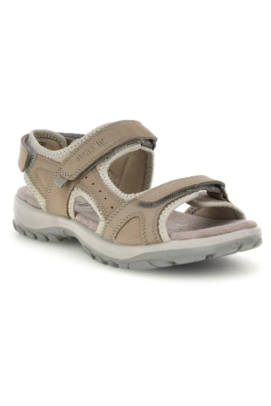Sandali beige in vera pelle con strappi in velcro FD54-FLY DINAMIC Discount
