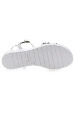 Sandali Bianchi con Cinturino Made in Italy 8187-MIO TEMPO Best