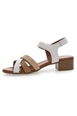 Sandali Bianchi con Fascette Incrociate 243205-PITTARELLO LOOK Clearance
