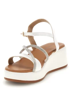 Sandali bianchi con platform Cafè cost 80882-CAFE' COST Sale