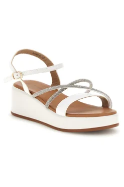 Sandali bianchi con platform Cafè cost 80882-CAFE' COST Sale